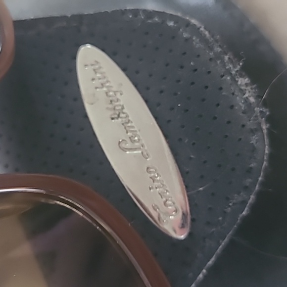 Tonino Lamborghini Brown Sunglasses Wrap Around Style